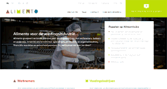 Desktop Screenshot of alimento.be