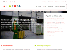 Tablet Screenshot of alimento.be